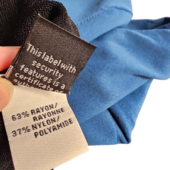 Diane Von Furstenberg Aina Color Block Mini Dress, 3/4 Sleeve, Stretch, Size L - Picture 4 of 10